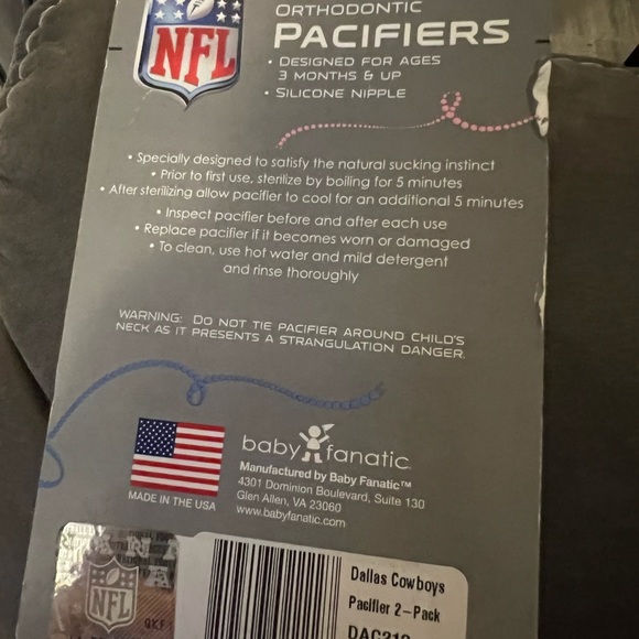 NFL pacifiers‎ - Picture 4 of 4